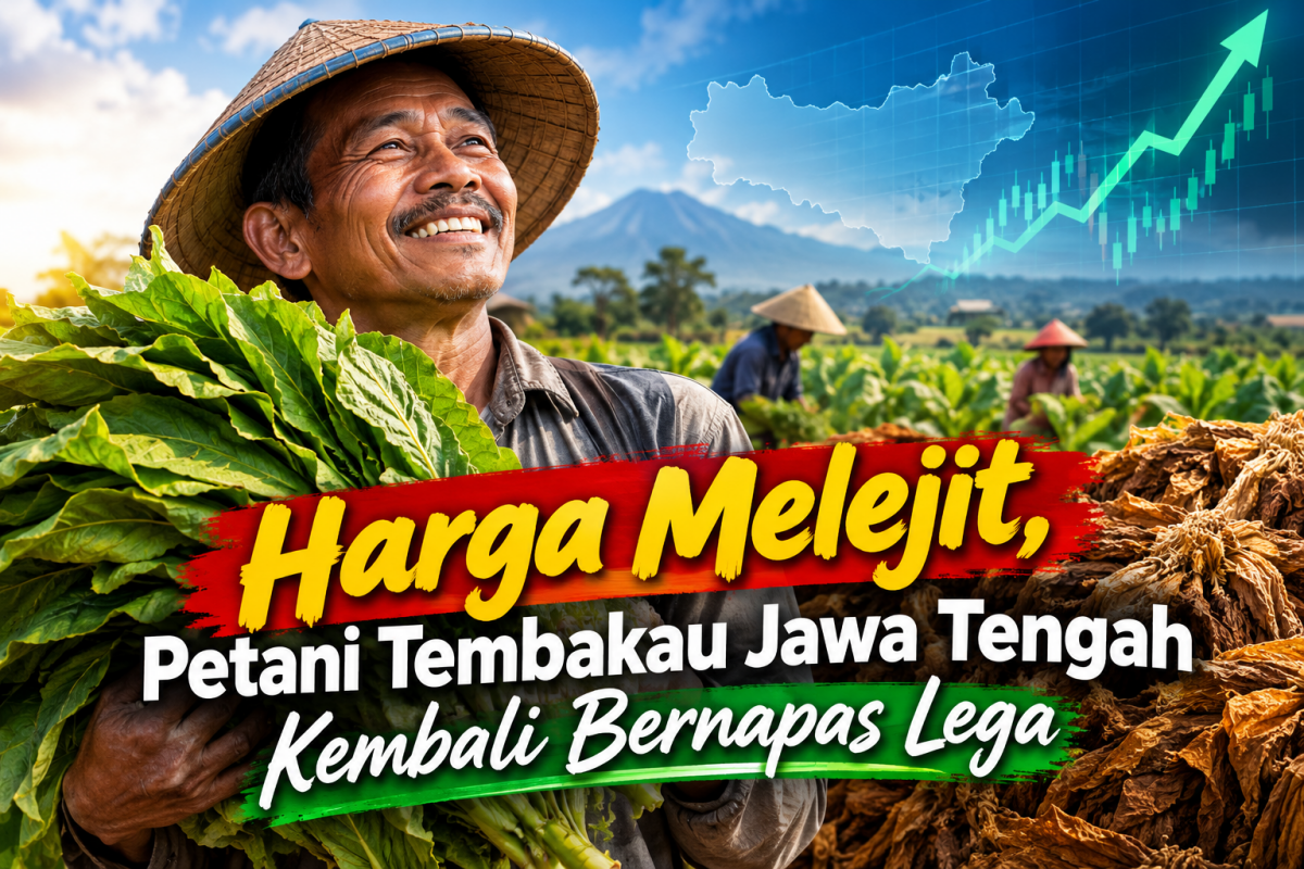 Petani Tembakau Jawa Tengah Kembali Bernapas Lega